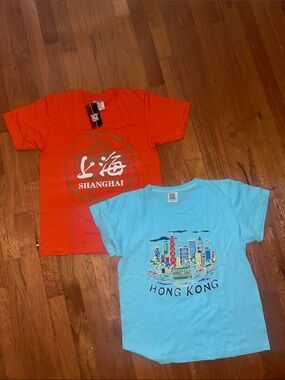 Shanghai & Hong Kong Graphic Short Sleeve Tee